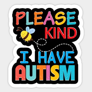 Please Be Kind Honey Bee Sticker